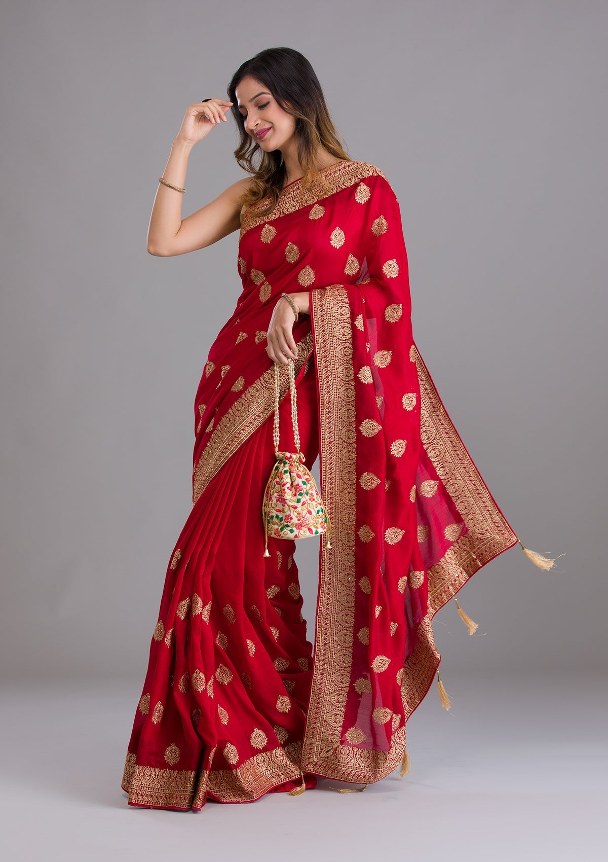 Red Saree - Buy Red Colour Saris Online At Best Prices – Koskii