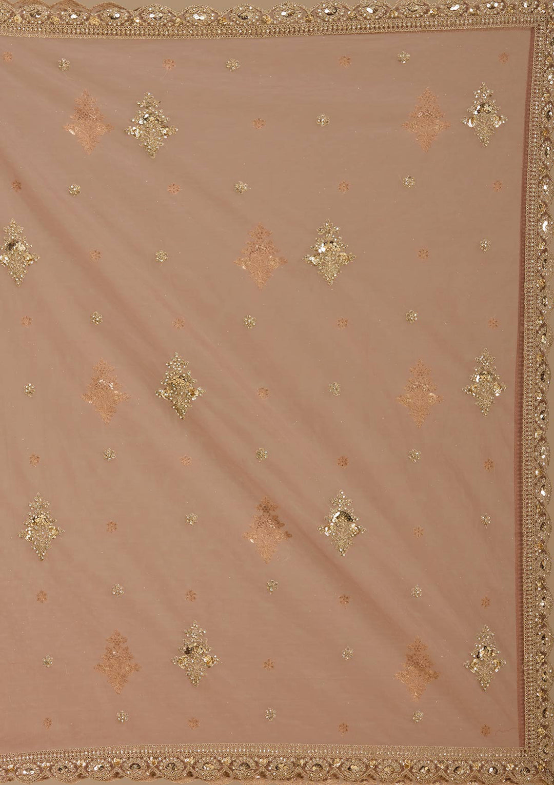 Onion Pink Cording Net Readymade Lehenga