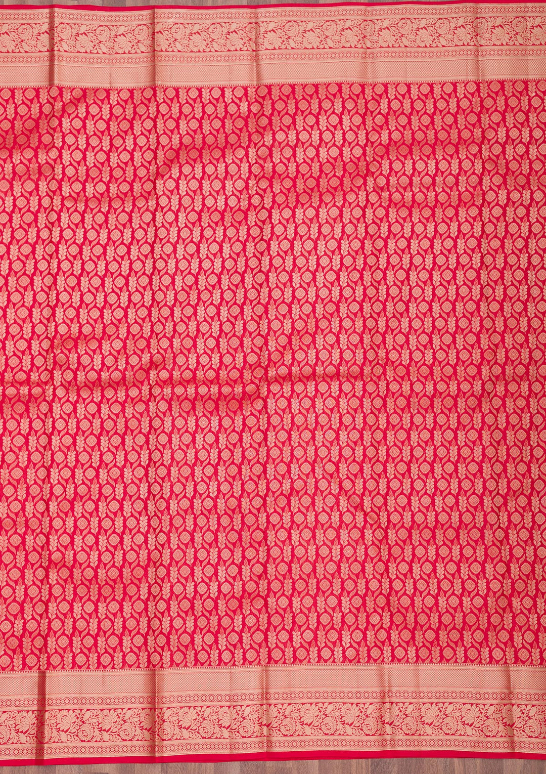 Red Zariwork Pure Silk Saree