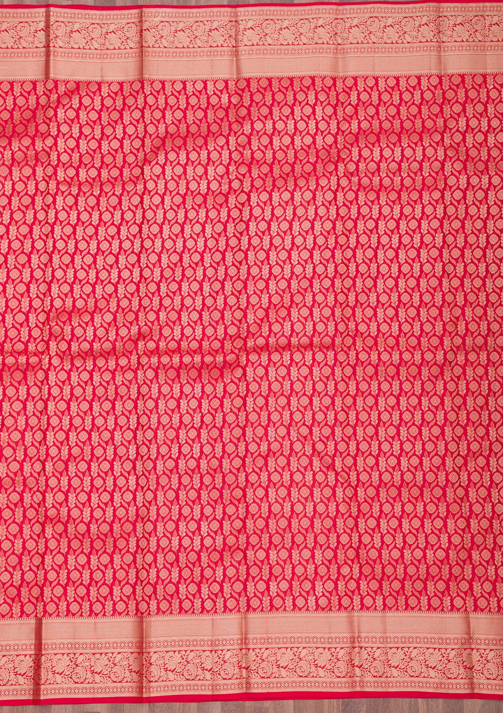 Red Zariwork Pure Silk Saree