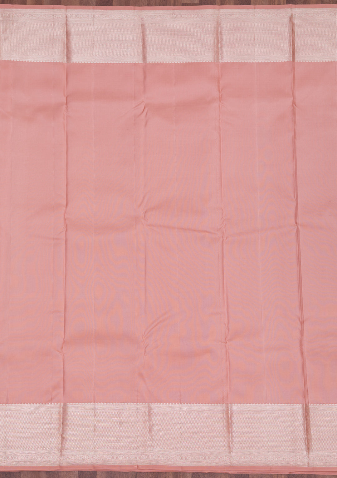 Peach Zariwork Pure Silk Saree