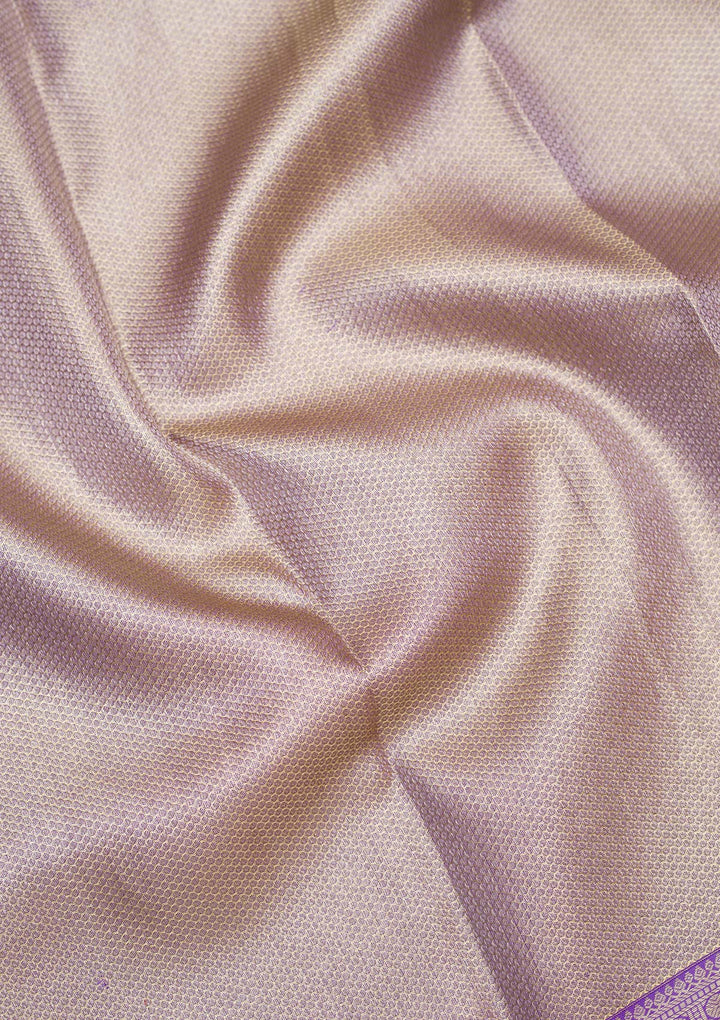 Beige Zariwork Pure Silk Saree