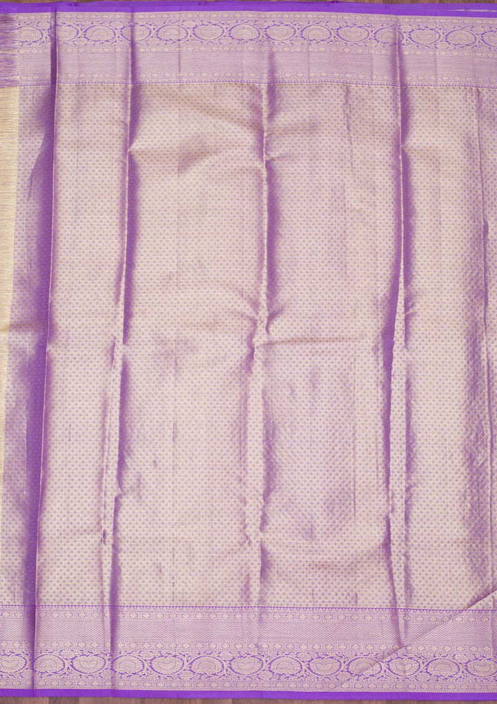 Beige Zariwork Pure Silk Saree