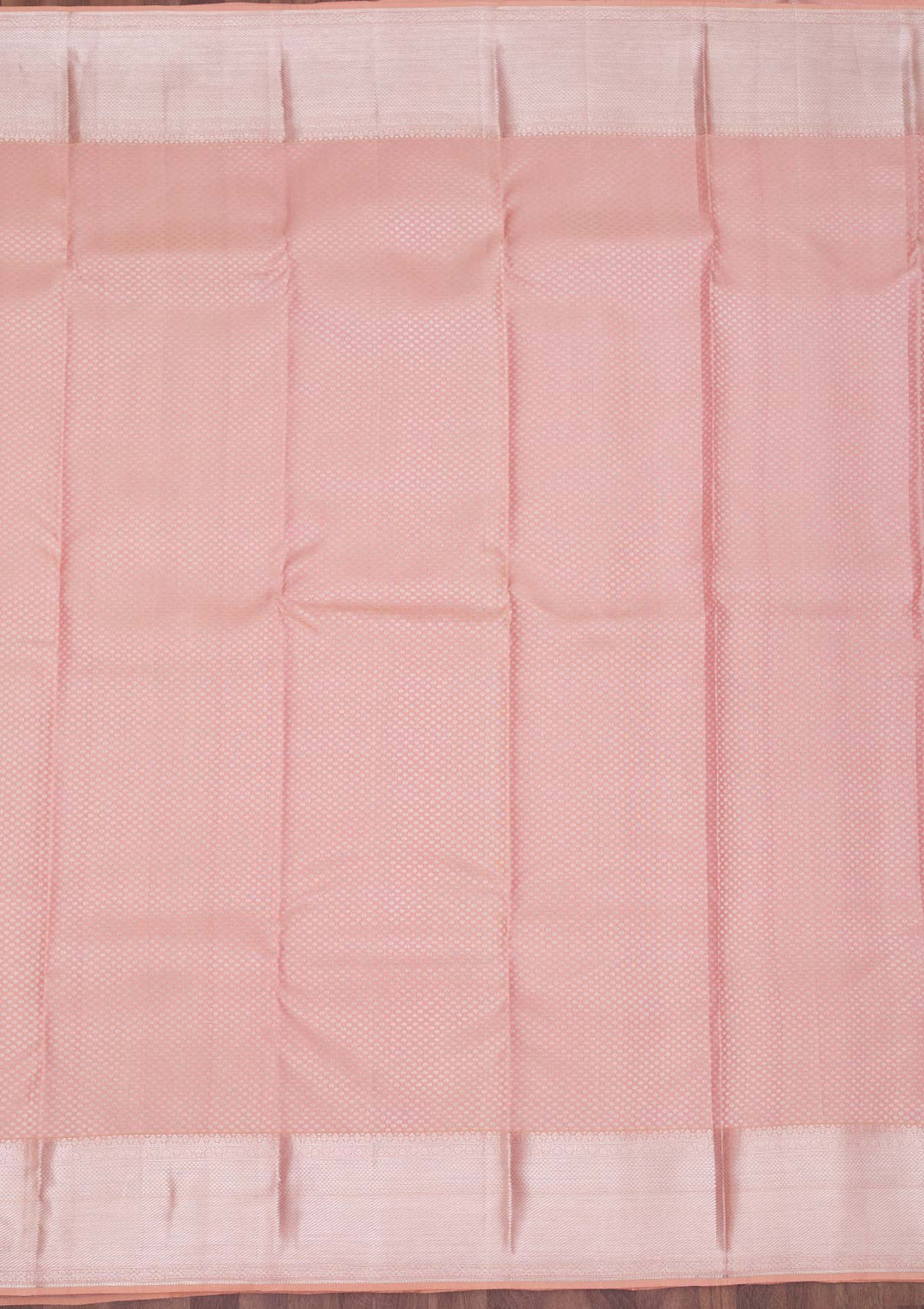 Peach Zariwork Pure Silk Saree