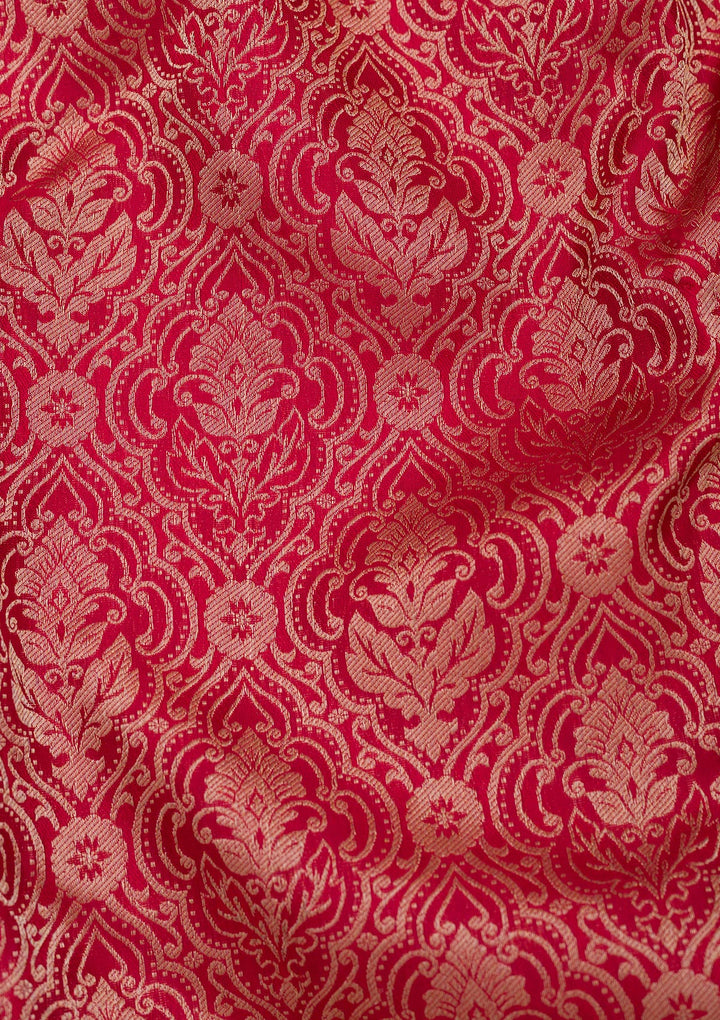 Red Zariwork Pure Silk Saree
