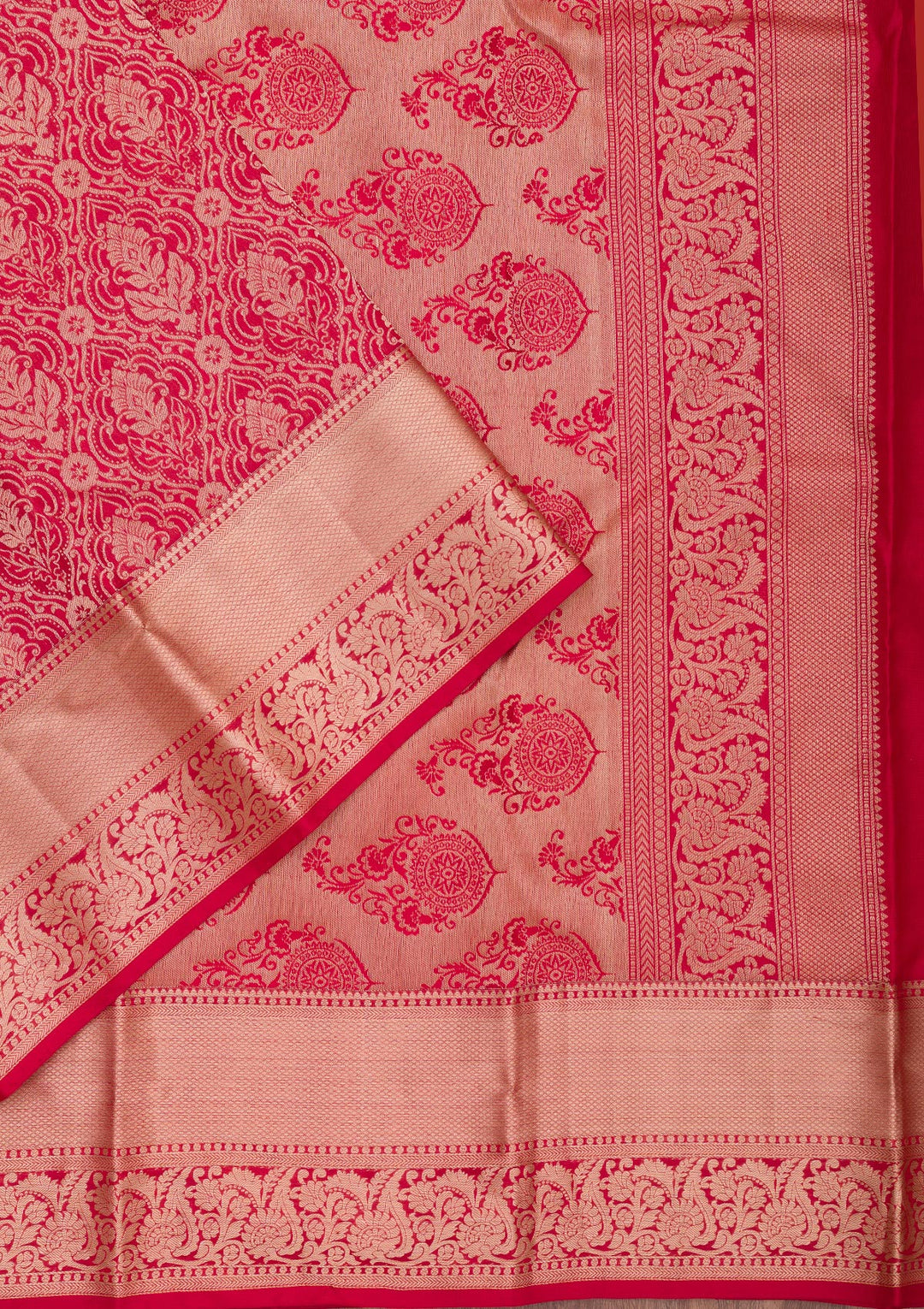 Red Zariwork Pure Silk Saree