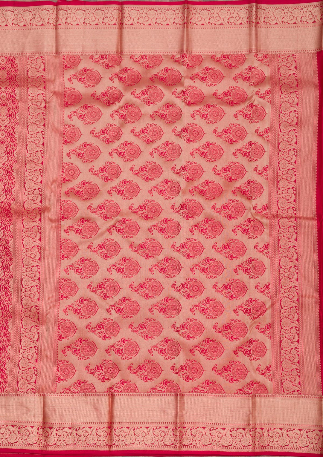 Red Zariwork Pure Silk Saree