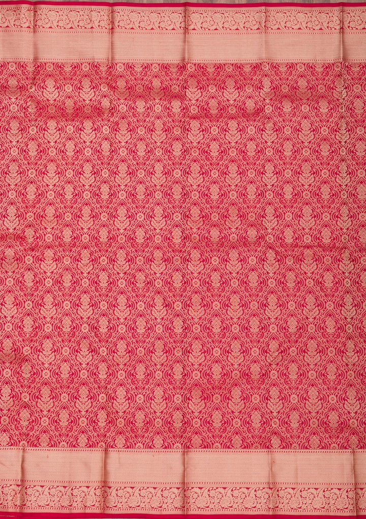 Red Zariwork Pure Silk Saree