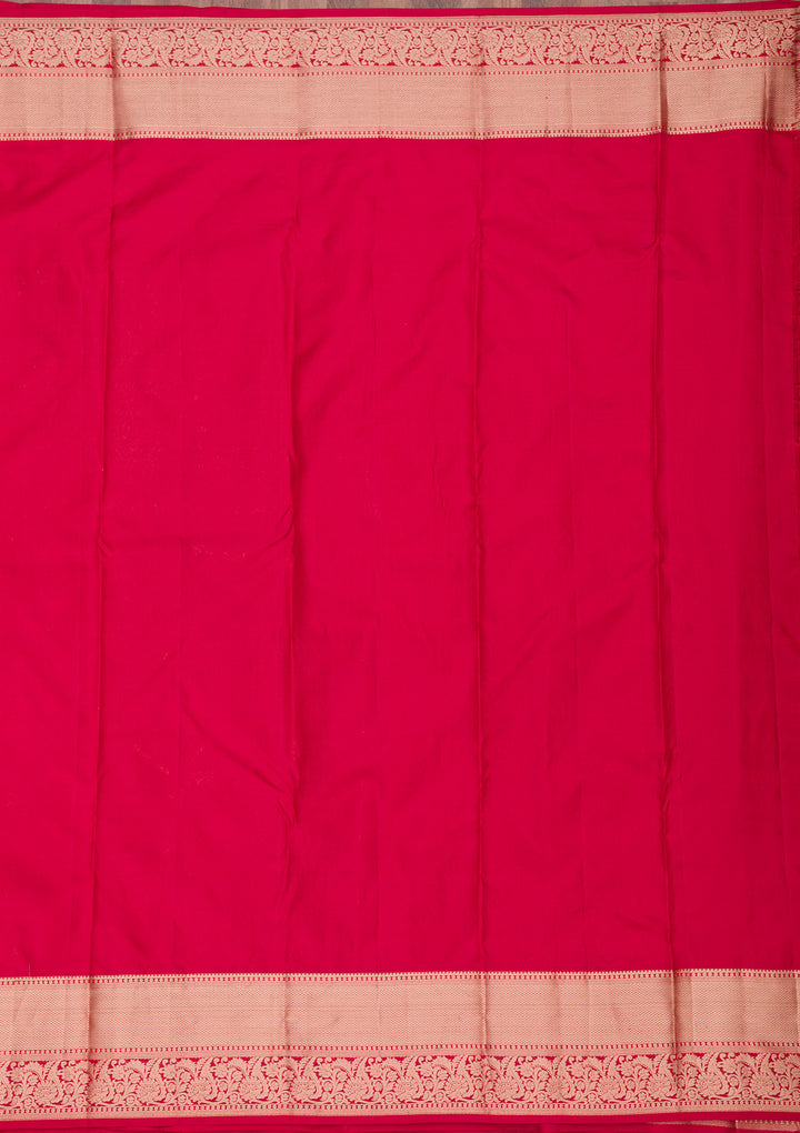 Red Zariwork Pure Silk Saree