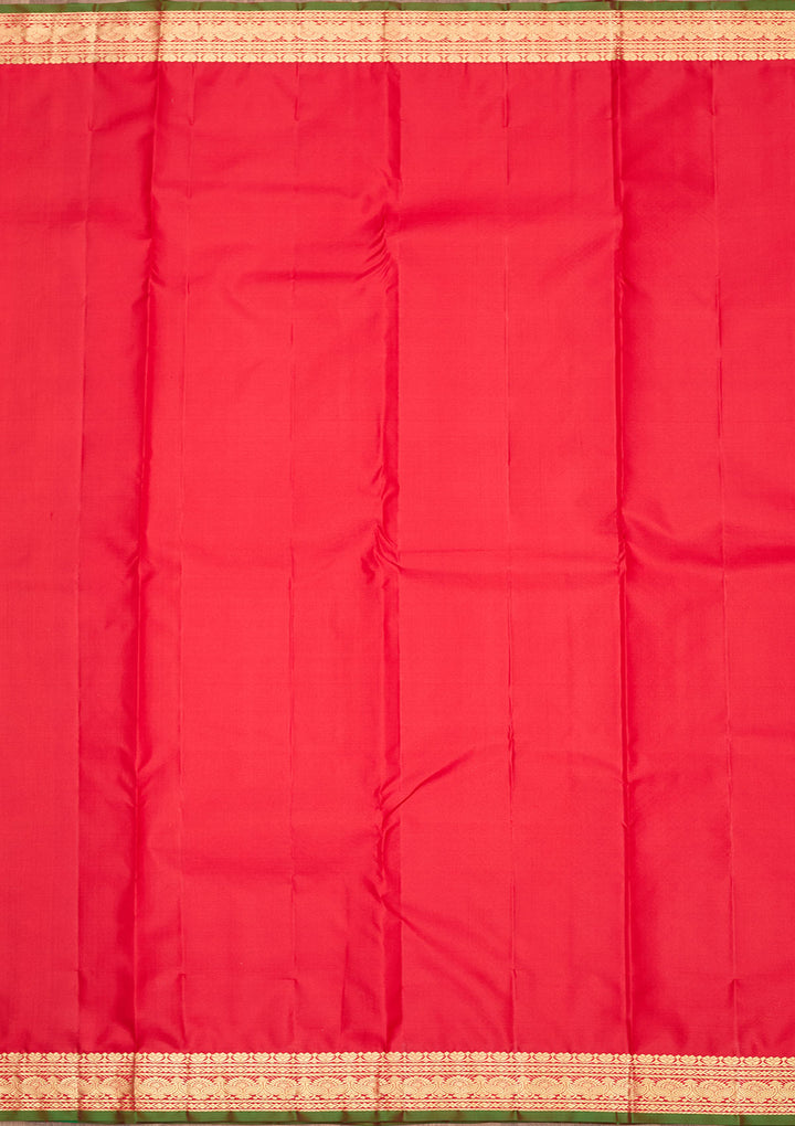 Mehendi Zariwork Pure Silk Saree