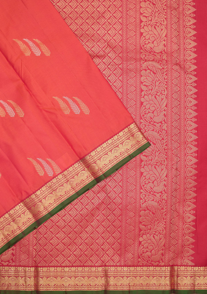 Red Zariwork Pure Silk Saree