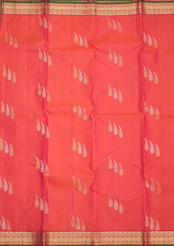 Red Zariwork Pure Silk Saree