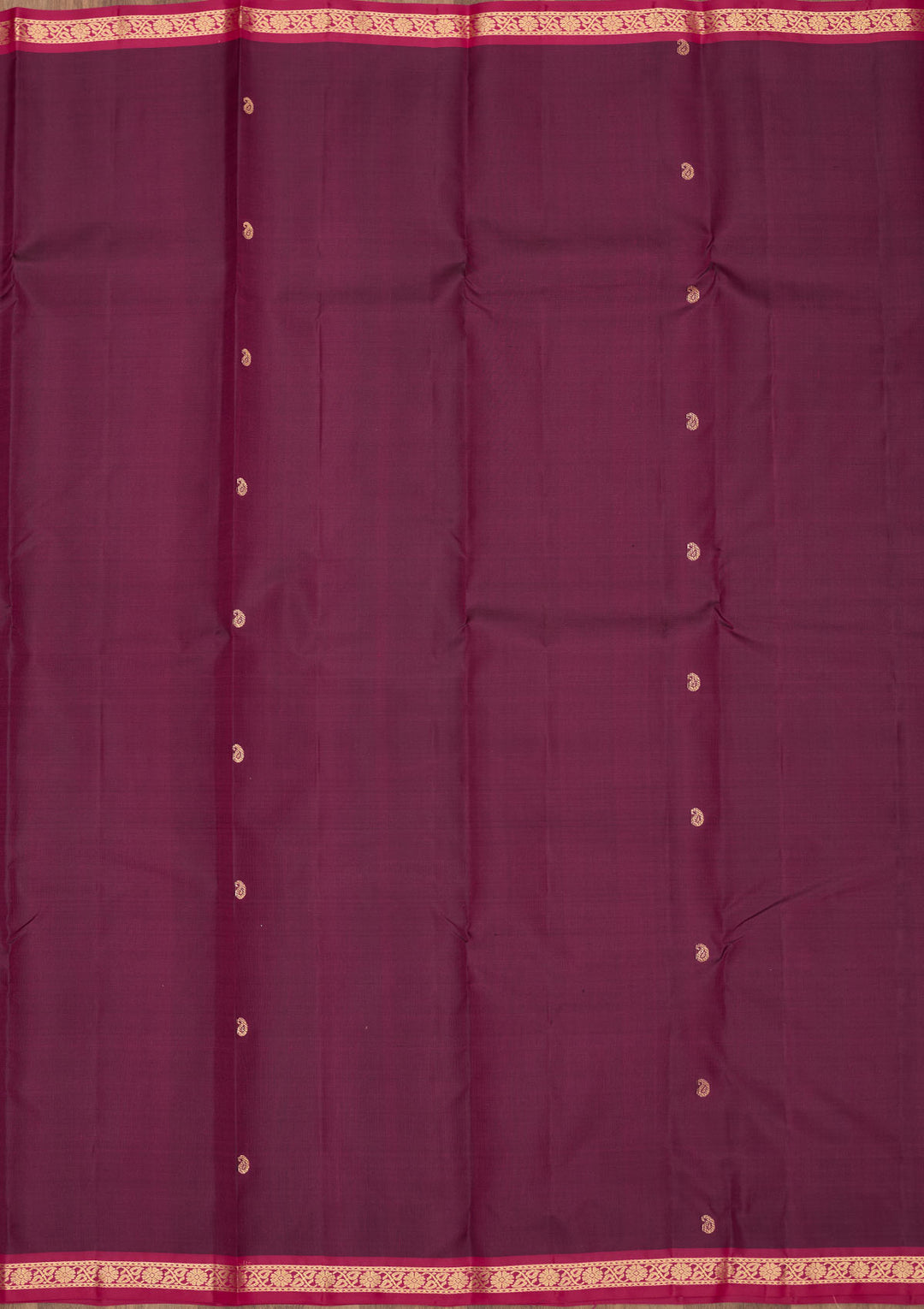 Purple Zariwork Pure Silk Saree