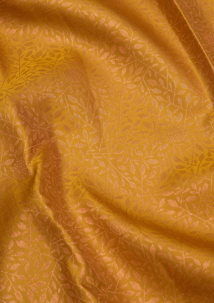 Yellow Zariwork Pure Silk Saree