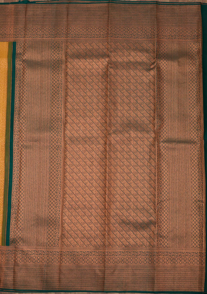 Yellow Zariwork Pure Silk Saree