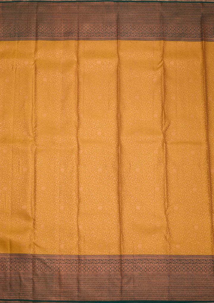 Yellow Zariwork Pure Silk Saree