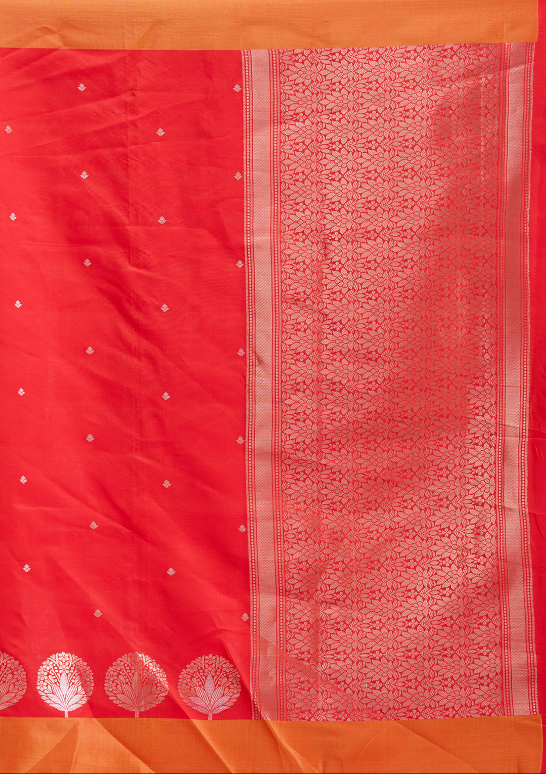 Red Zariwork (Gold) Silk Saree