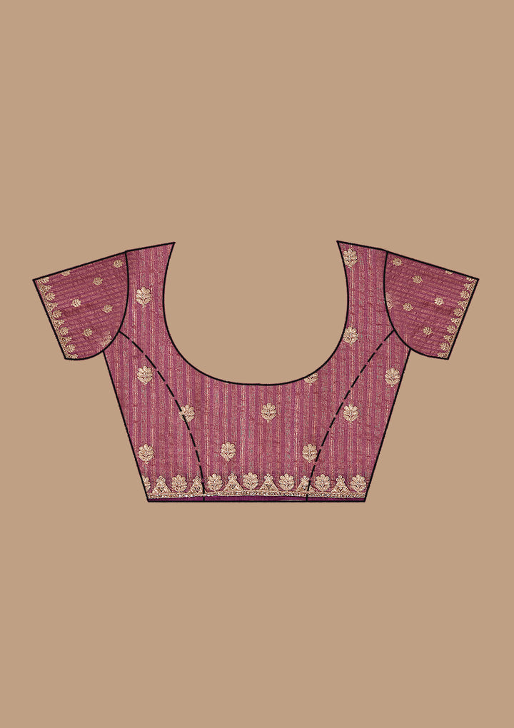 Purple Gotapatti Chiffon Saree