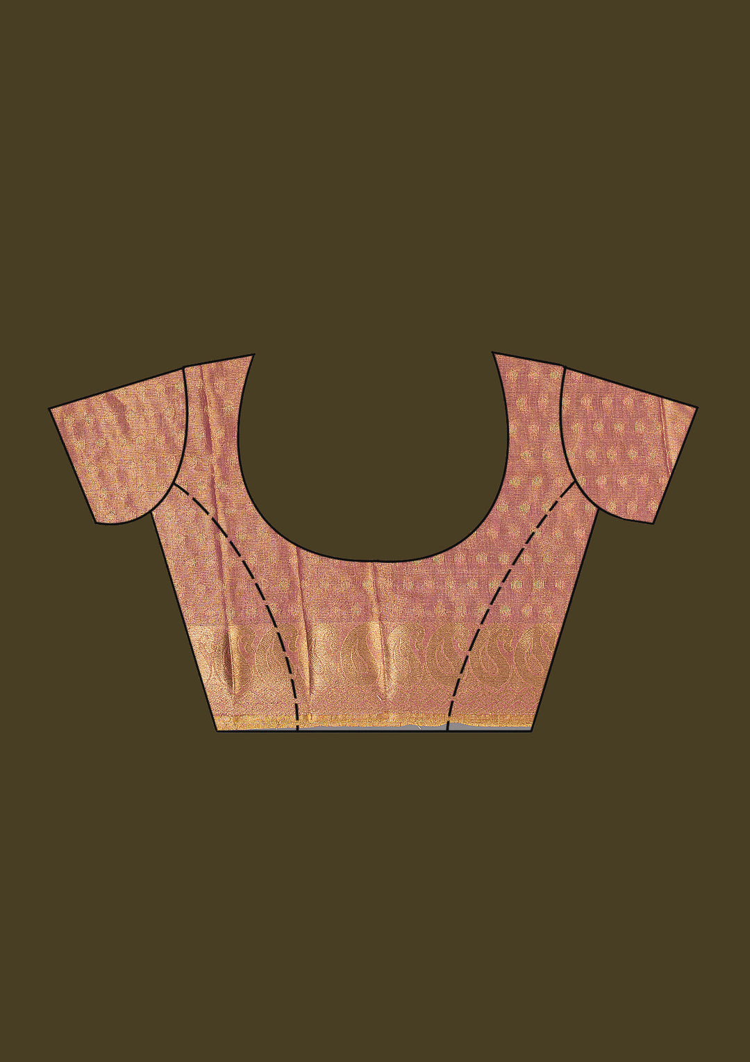 Mauve Printed Art Silk Saree