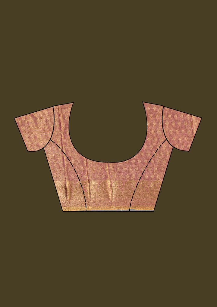 Mauve Printed Art Silk Saree