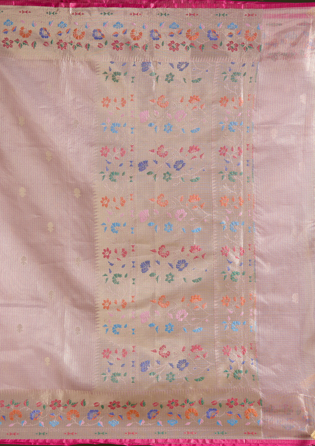 Lavender Zariwork (Gold) Banarasi Silk Saree