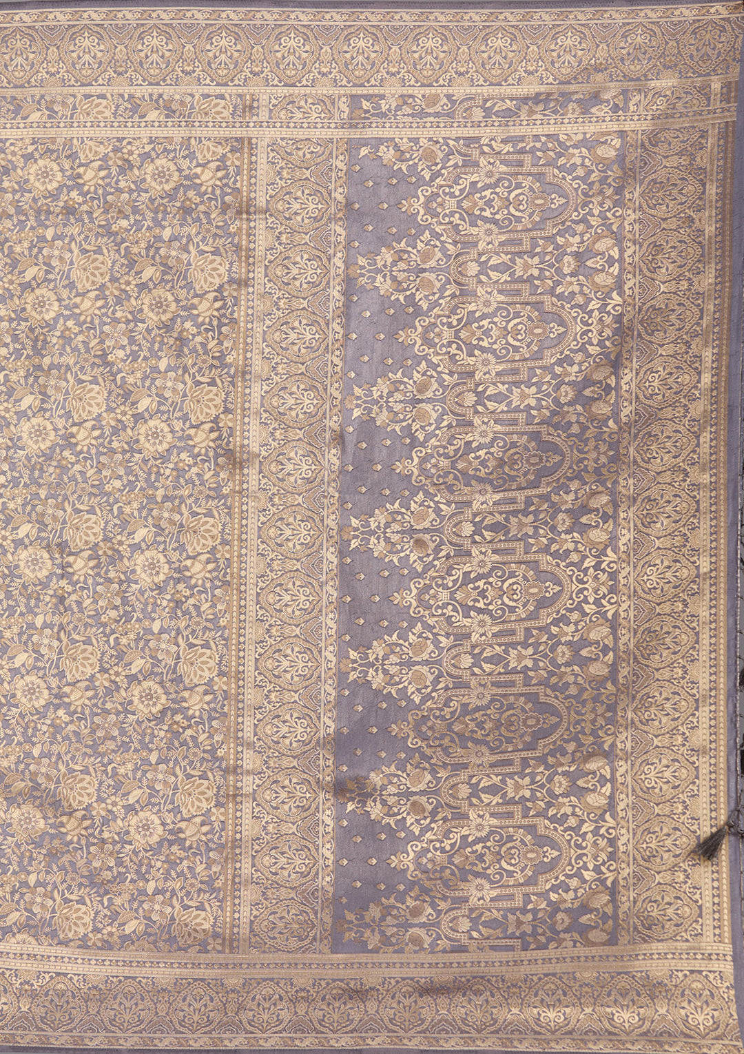 Lavender Zariwork Art Silk Saree