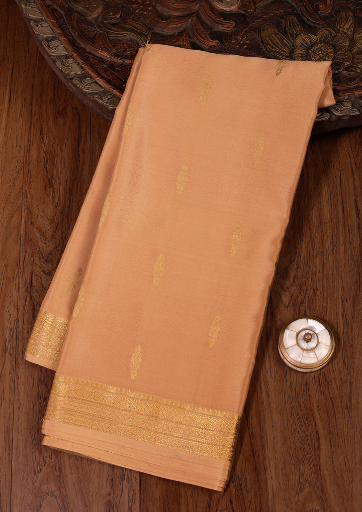 Gold Zariwork Pure Crepe Silk Saree
