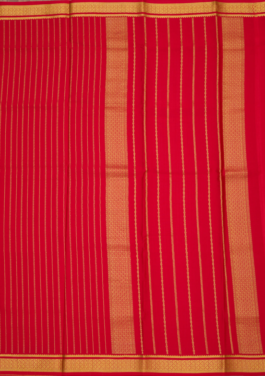 Red Zariwork Pure Crepe Silk Saree
