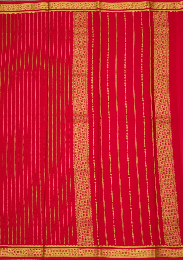 Red Zariwork Pure Crepe Silk Saree
