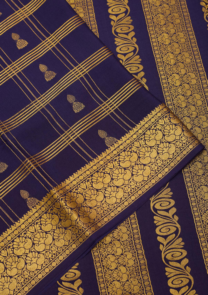 Light Brown Zariwork Pure Crepe Silk Saree