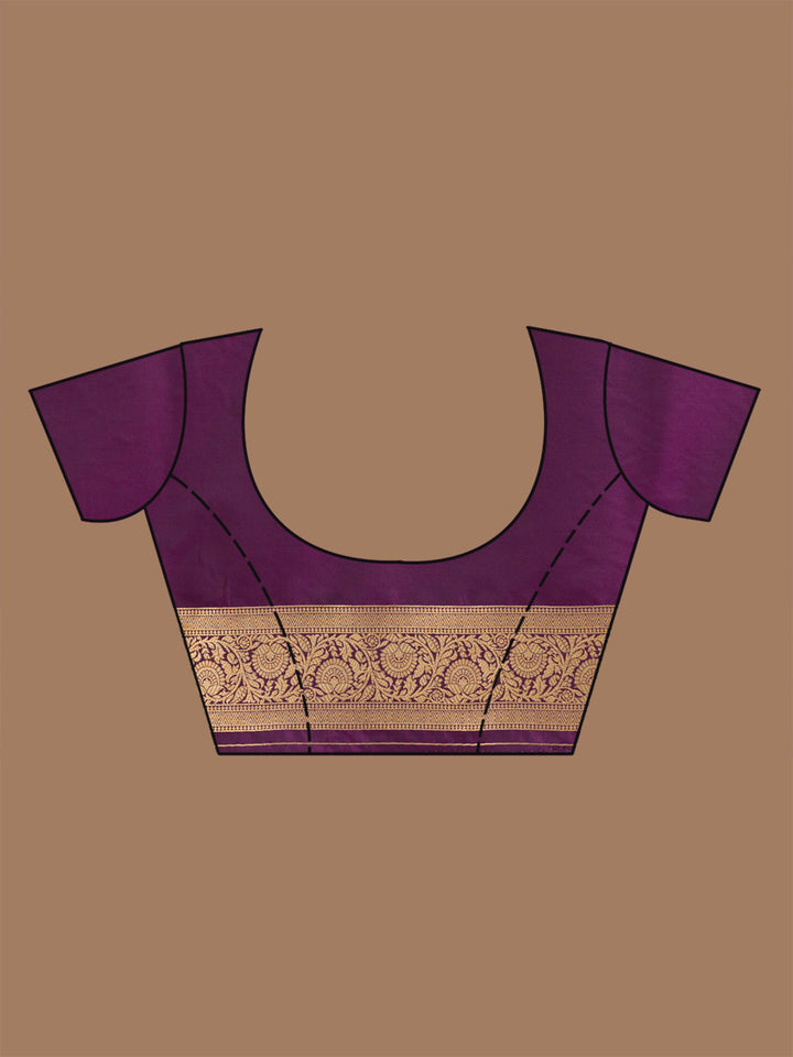 Wine Zariwork Art Silk Saree