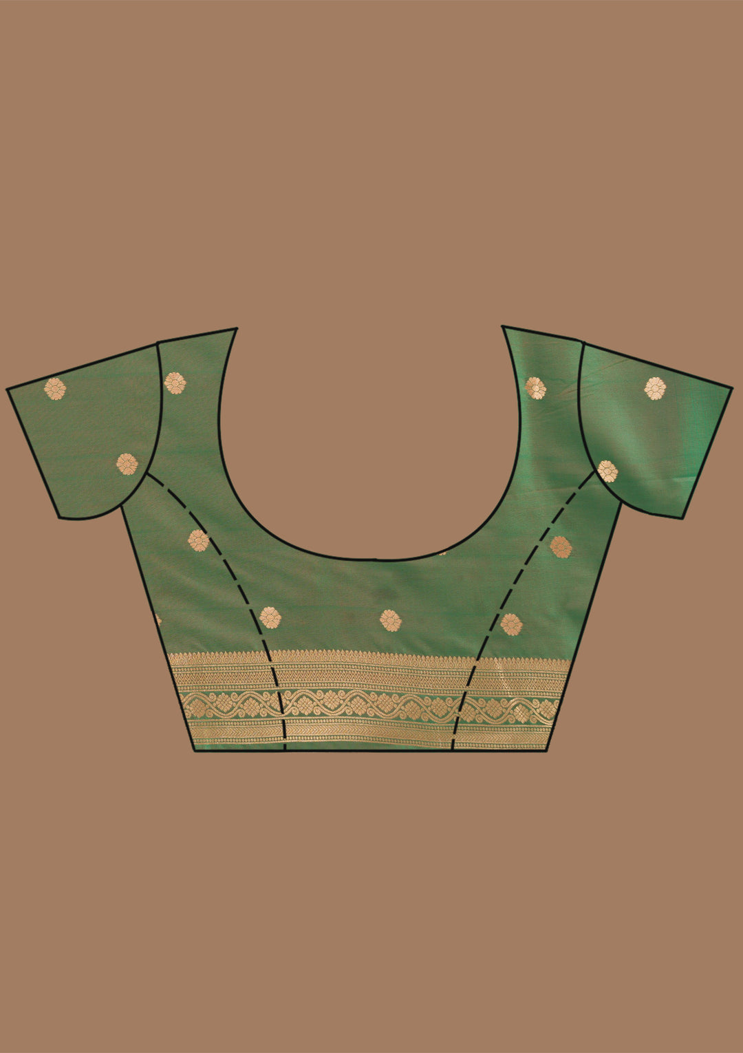 Magenta Pink Zariwork Art Silk Saree