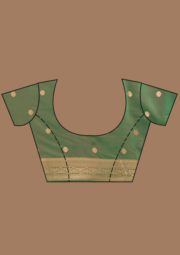 Magenta Pink Zariwork Art Silk Saree