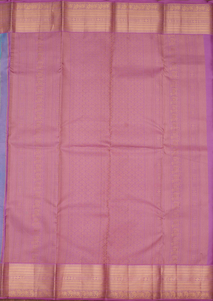 Blue Zariwork Pure Silk Saree