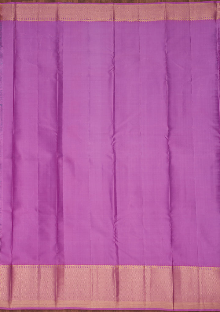 Turquoise Blue Zariwork Silk Saree