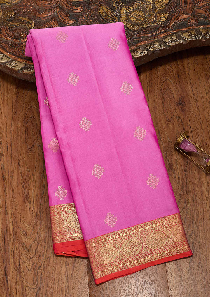 Lavender Zariwork Silk Saree