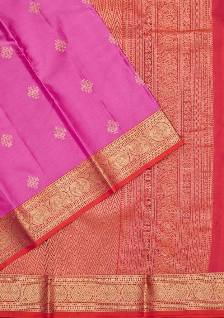 Lavender Zariwork Silk Saree