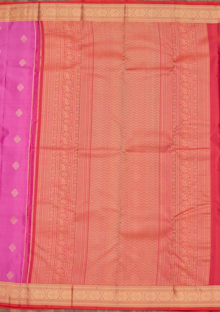 Lavender Zariwork Silk Saree