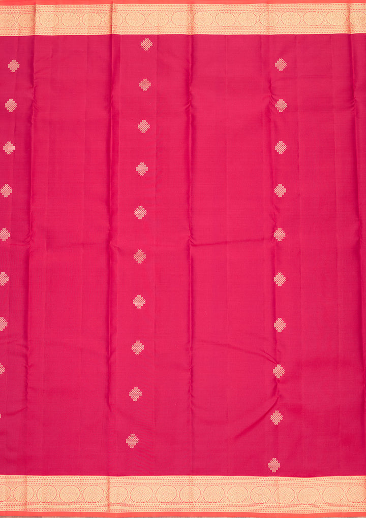 Pink Zariwork Silk Saree