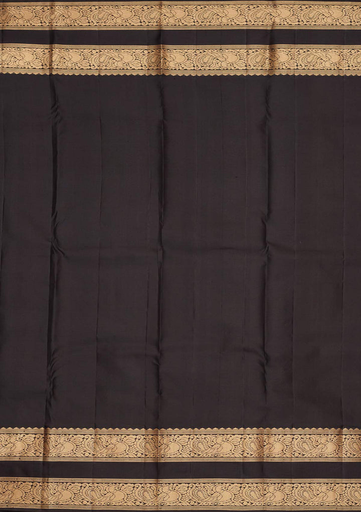 Orange Zariwork Pure Silk Saree