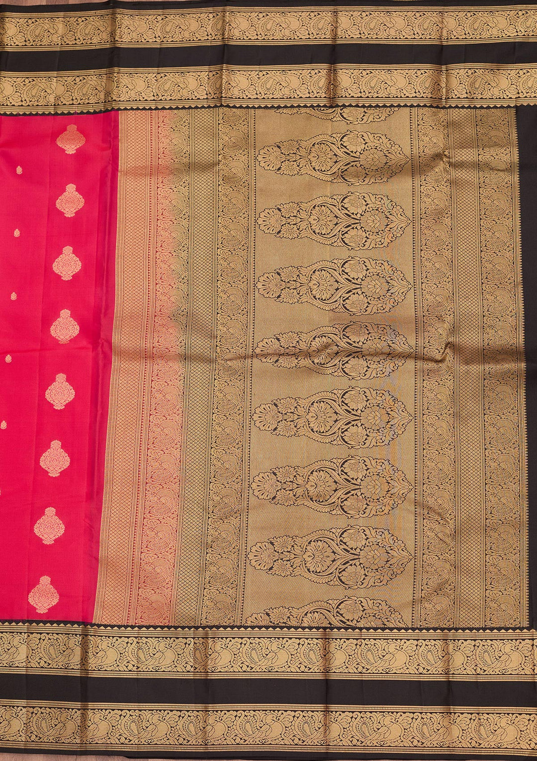 Pink Zariwork Pure Silk Saree