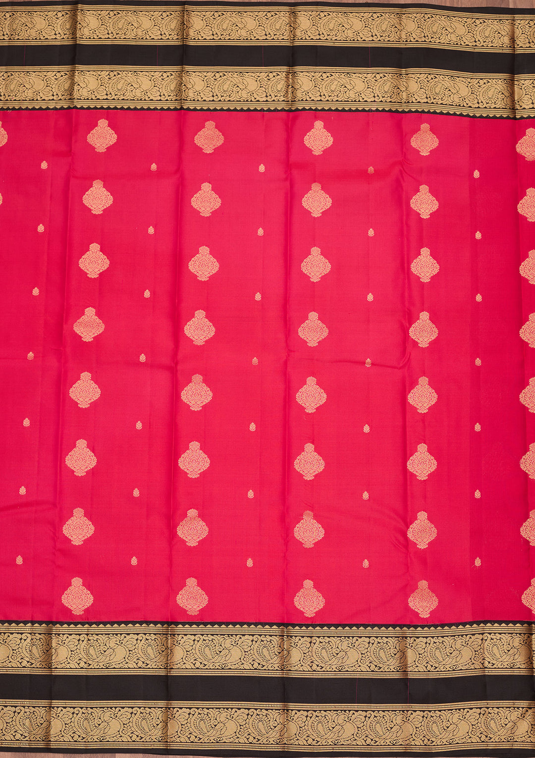 Pink Zariwork Pure Silk Saree