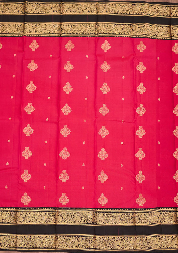 Pink Zariwork Pure Silk Saree