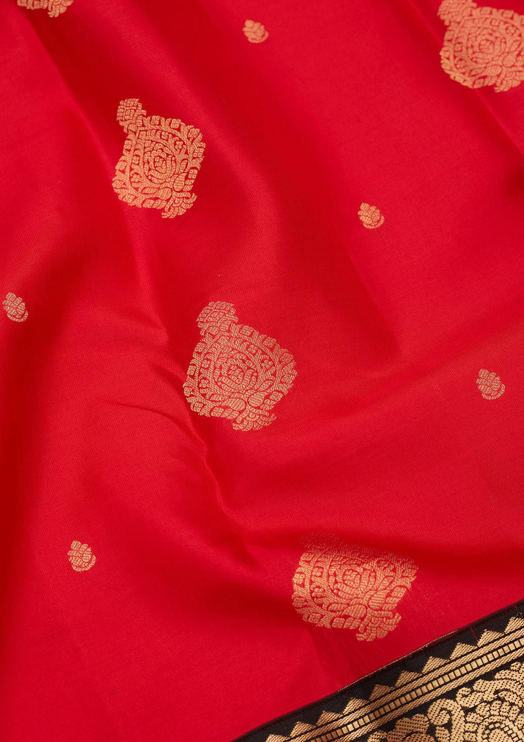 Red Zariwork Pure Silk Saree