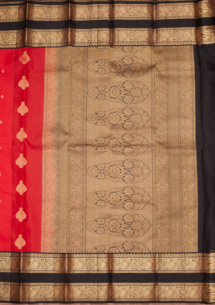 Red Zariwork Pure Silk Saree