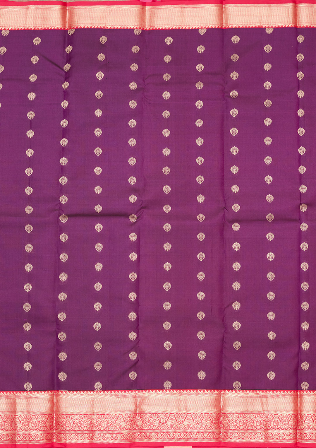 Purple Zariwork Pure Silk Saree