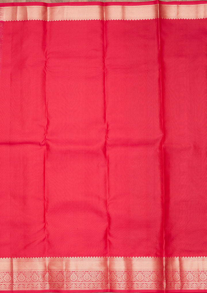 Purple Zariwork Pure Silk Saree