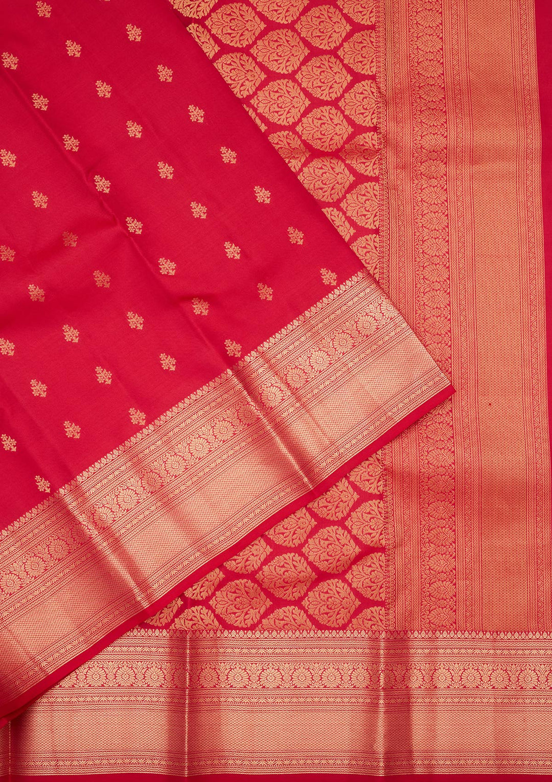 Rani Pink Zariwork Pure Silk Saree