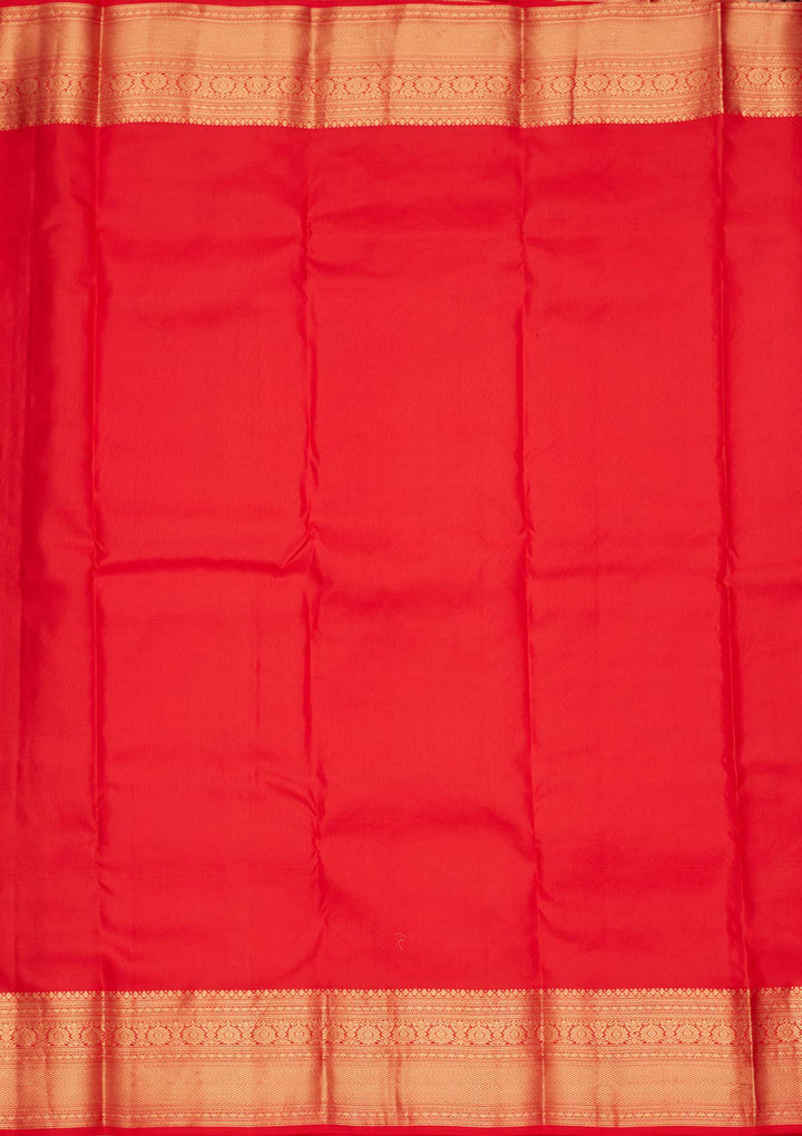 Red Zariwork Pure Silk Saree