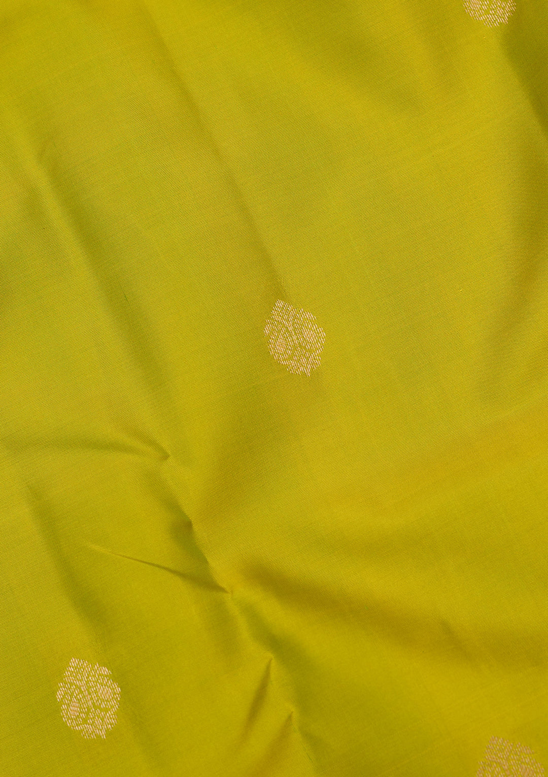 Parrot Green Zariwork Pure Silk Saree